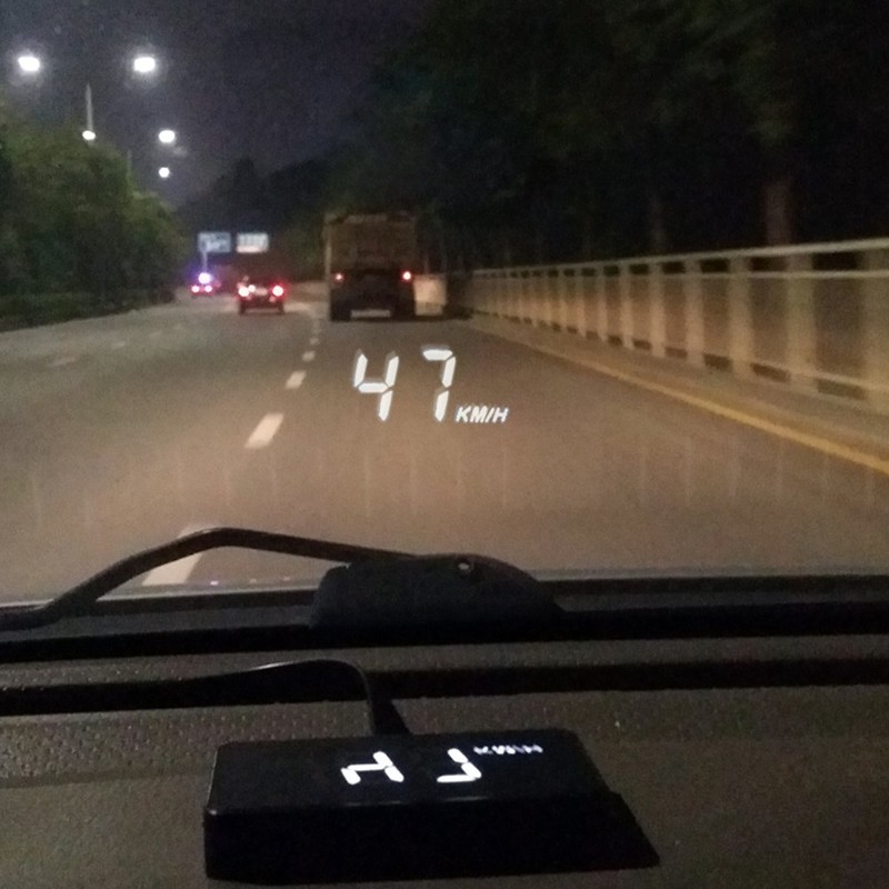 3.5" Car HUD Head Up Display with OBD2/EUOBD Interface Plug