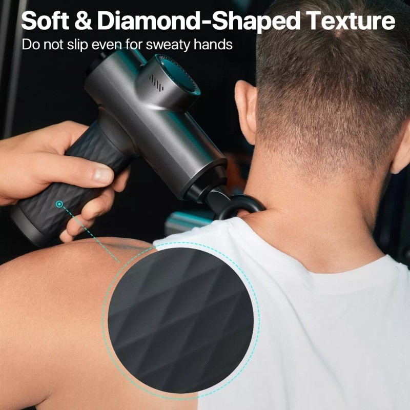 ALLJOY Massage Gun Deep Tissue Muscle Massager 6 Speed with