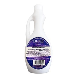 Hawaiian Sun Lilikoi Passion Fruit Syrup for Pancakes And Waffles for Breakfast - Flavored Pancake Syrup Made w/Exotic Passion Fruit Puree - Real Exotic Lilikoi Puree Breakfast Foods Flavoring 8.3oz