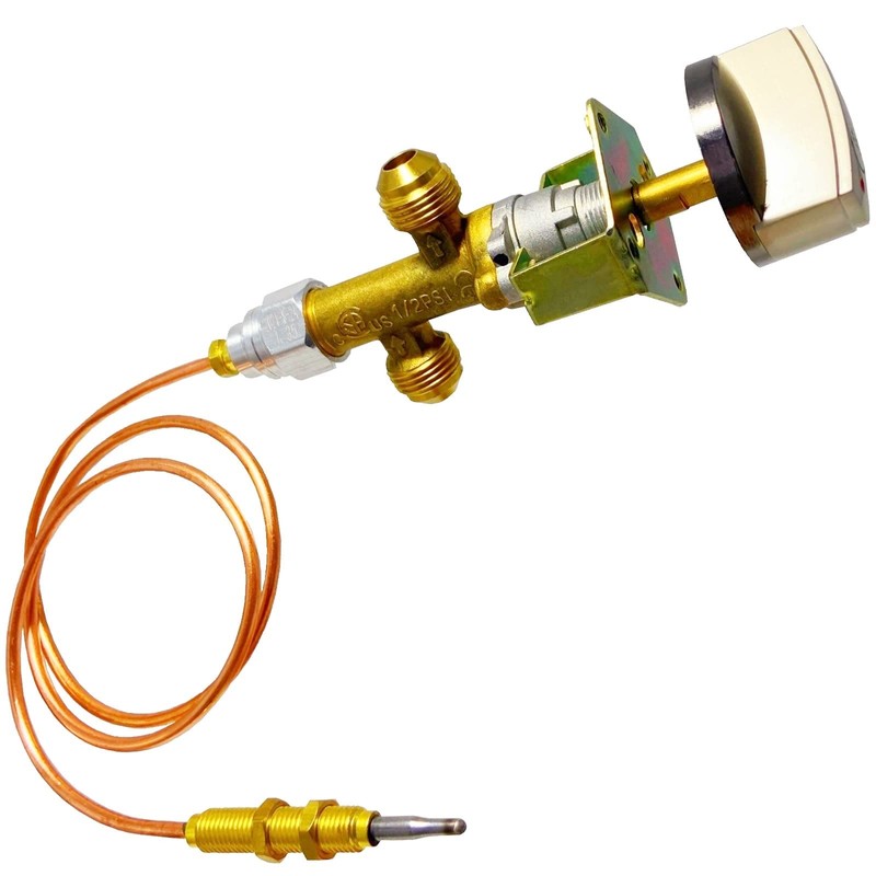 MCAMPAS LPG Propane Gas Flame Failure Safety Control Valve Kit