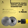 2 Soportes Instalación De Gabinetes Poste Ajustable 115 Cm