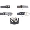 Interchangeable belt made of full cowhide leather without buckle, 4
