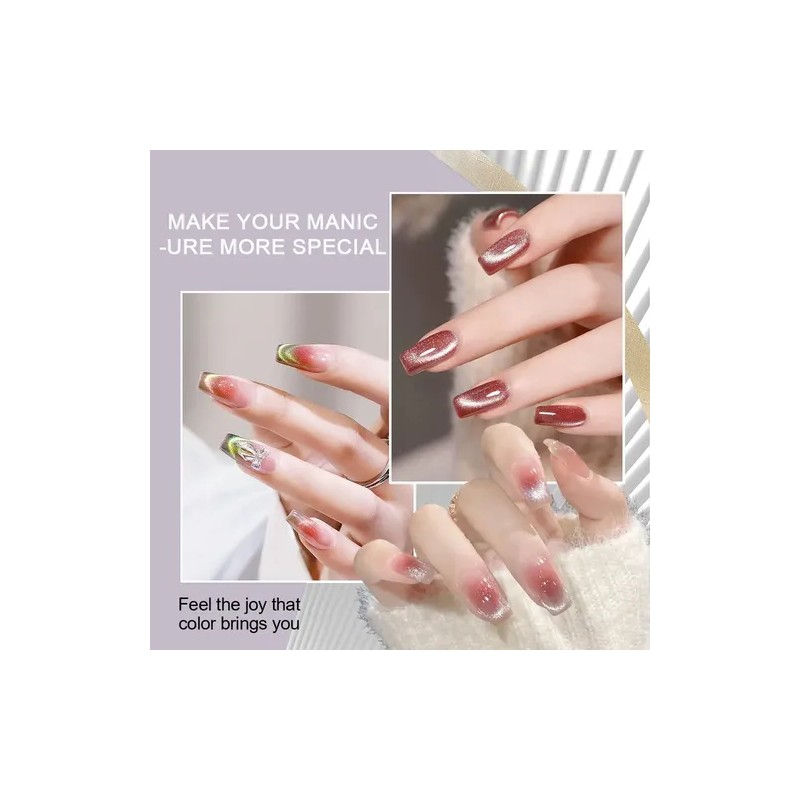 43pcs Kit Para Uñas Gel Nail Polish + Base Top