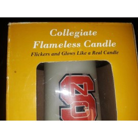 New North  New North Carolina State Wolfpack  NC State Flameless Collegiate Candle