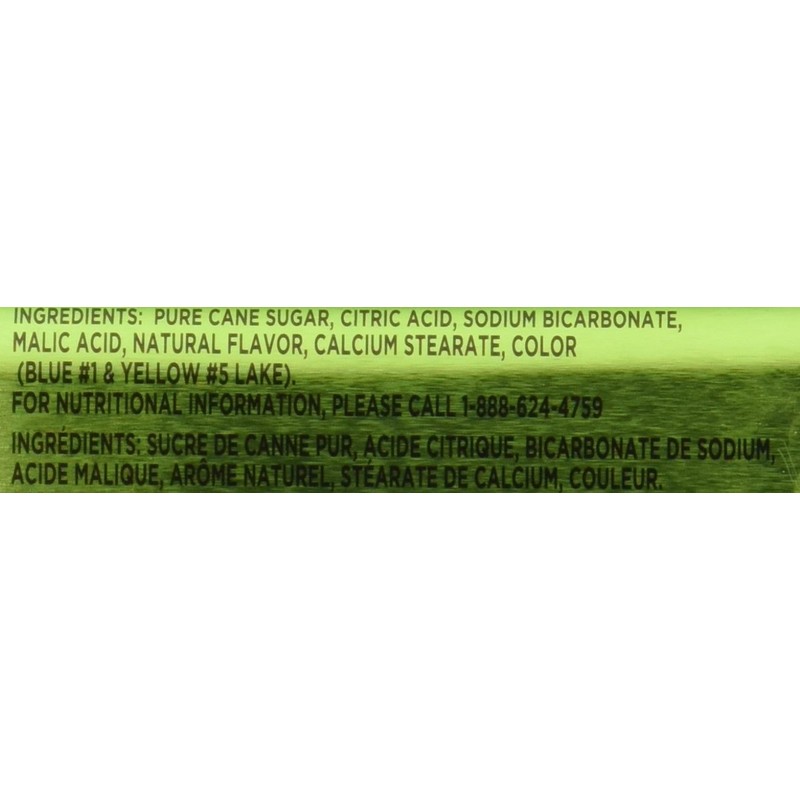 JONES Soda Carbonated Candy, Green Apple, Pack of 8