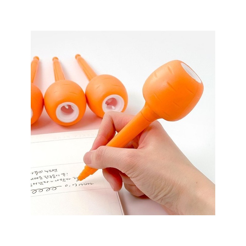 Peek-a-boo Carrot Rabbit Ballpoint Pen / 까꿍 당근 토끼 볼펜
