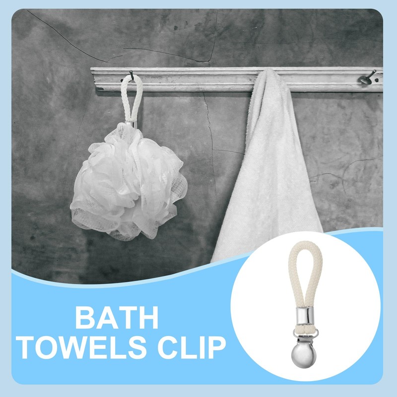 PATIKIL Thickened Twill Metal Kitchen Towels Clip, 4 Pack Tea