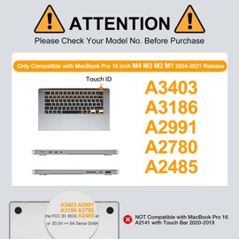 MOSISO Compatible with MacBook Pro 16 inch Case 2025 2024 2023 2022 2021 M4 M3 M2 M1 A3403 A3186 A2991 A2780 A2485 Pro Max, Plastic Hard Shell Cover&KeyboardSkin&Screen Protector&Pouch, Gray