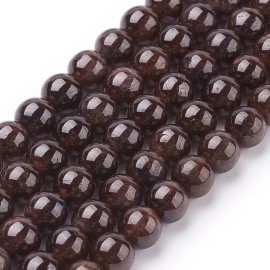 Unbranded 1x Garnet Bead Strand Round Dark Red Beads for Jewelry Necklace Bracelet Making