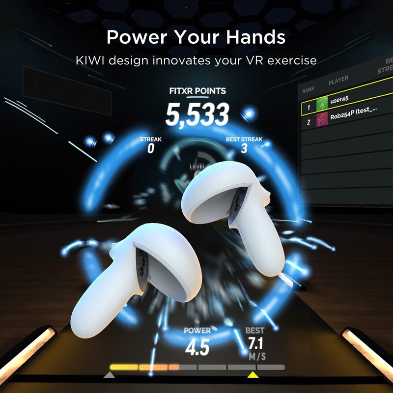 KIWI design VR Dumbbell Compatible with Quest 2