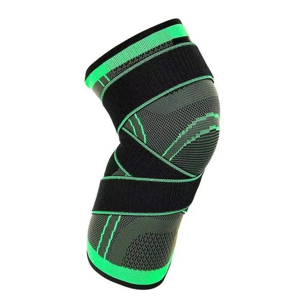 Knee Support Compression Sleeve, Adjustable Elastic Knee Support, Knee Protector for Men and Women, Gym, Tennis, Cycling, Basketball, Running