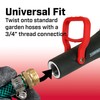 CHAPIN 4697: Industrial High Flow Firefighter Style Garden Hose Nozzle,