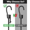 5 Pack 150cm (59 Inch) Adjustable Bungee Cords with Hooks