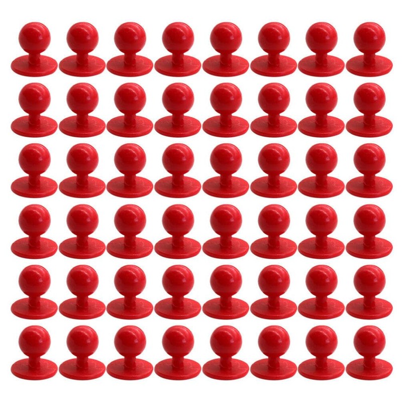 EXCEART Pack of 100 Chef's Coat Rivet Buttons Round Moving