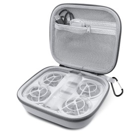 REYGEAK Carrying Case for DJI NEO, Portable PU Storage Bag for DJI NEO Drone, Waterproof Hard Case