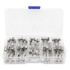 2Boxes Glass Tube Fuse Kit M6x30mm 0.5A‑30A Fast Acting Quick