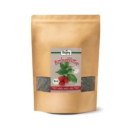 Biojoy Organic Raspberry Leaf Tea (500g), Raspberry Leaves Cut, Raspberry Tea (Rubus idaeus)