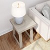Plank+Beam Classic Square Side Table, Slim Side Table for Living