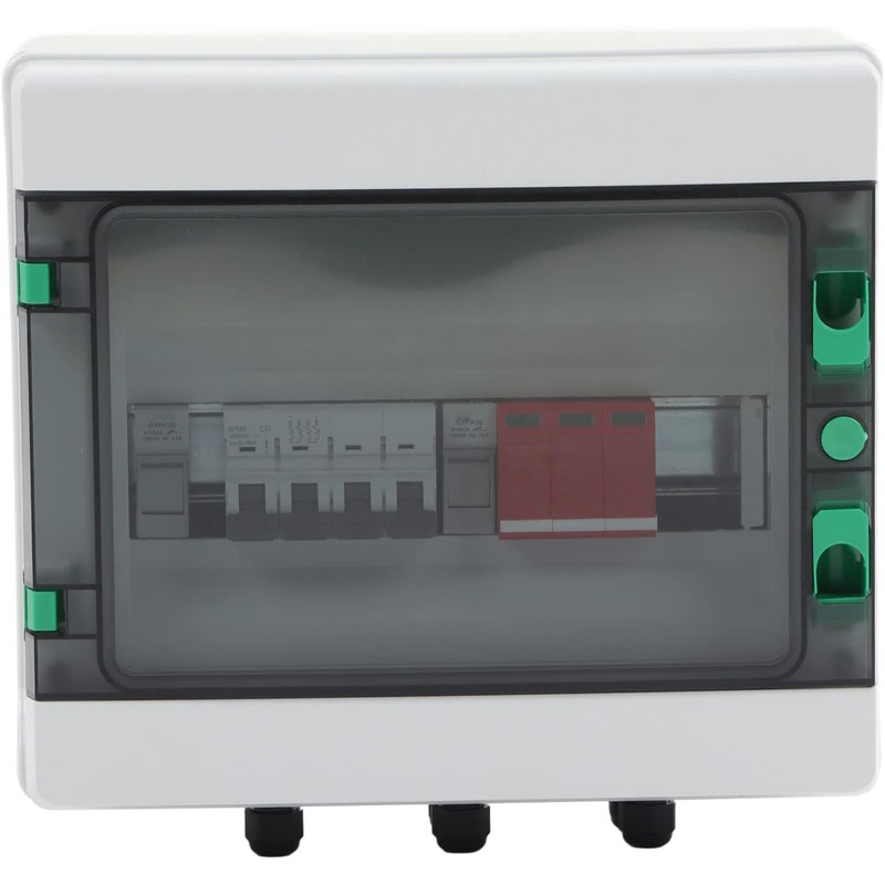 Caja combinadora fotovoltaica fiable protector de sobretensiones para panel solar,
