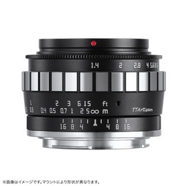 TTArtisan 23mm F1.4 Micro Four Thirds MF Prime Lens (Domestic Regular Product with Manufacturer 2-Year Warranty) MFT M43 Manual Focus Large Aperture Wide Angle Metal Compact Lightweight for Mirrorless