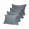MistyMorning Pillow Cases 4 Pack - Standard Size (50x75+15cm), Egyptian