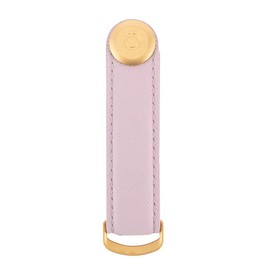 Orbitkey SFLO-2-LILIYG Key Holder, Leather, Key Case, Key Cover, Key Organizer, Saffiano Leather, Stylish, Lilac Key Organiser Saffiano Leather Lilac