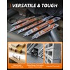 5 Pack Carbide Reciprocating Saw Blade Set, Premium Metal Blades