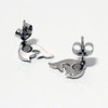 Magnetic Therapy Earrings Dolphin with abalony