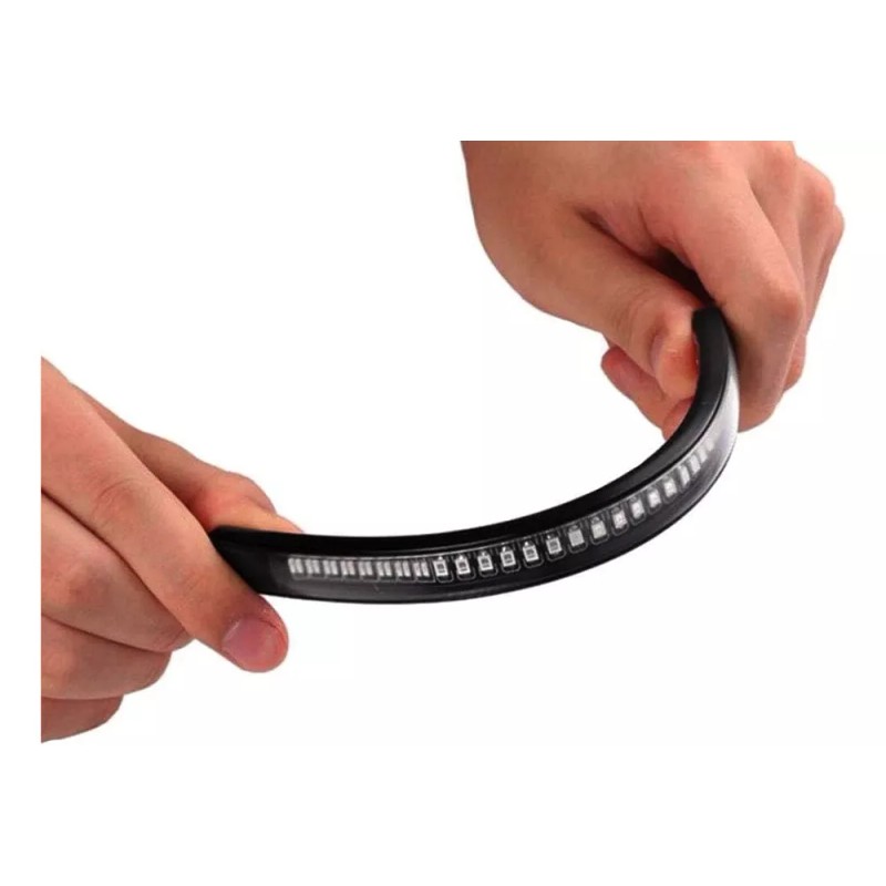 Generic Luz Trasera De Moto Con Intermitentes Luces De Matrícula