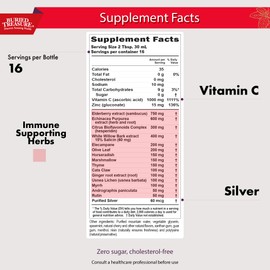 Buried Treasure ACF Extra Strength Immune Support, 16oz. with Dose Cup, Vitamins and Herbs, Dietary Immunity Boost Supplement