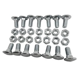 MACHSWON 28PCS Stainless Steel Chrome-Capped Bumper Bolts and Nuts Kit – Front & Rear Fasteners for 1964-1972 Chevelle, El Camino, Monte Carlo, GTO, Cutlass, Nova, and More