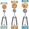 HOMURE H Cookie Scoop Set, Include 1 Tbsp/2 Tbsp/3 Tbsp,