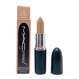 MAC Ximal Silky Matte Lipstick - 624 Acting Natural (Warm toned light nude beige) .12 Oz / 3.5 g