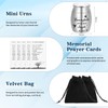 6 Set Small Urns for Ashes Cremation Urns 1.57 Inch
