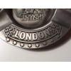 London Collage and Stars Metal Ashtray - Big Ben/Tower Bridge/Eye/Union