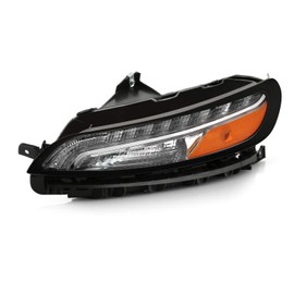 AKKON - Fits 2014-2018 JEEP Cherokee LED DRL [Light Bar] Chrome Bumper Parking Light Turn Signal Driver Left Side Replacement