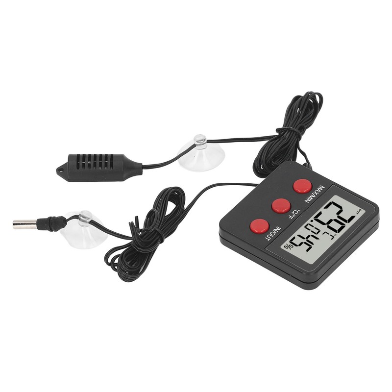 Mini Temperature and Humidity Meter with 2 Probes Digital Hygrometer