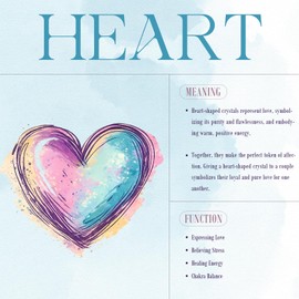 Amogeeli Heart Shaped Titanium Coated Rock Crystal Cluster with Stainless Steel Metal Stand, Love Heart Crystal Stone Specimen Decoration for Home & Office, Orange