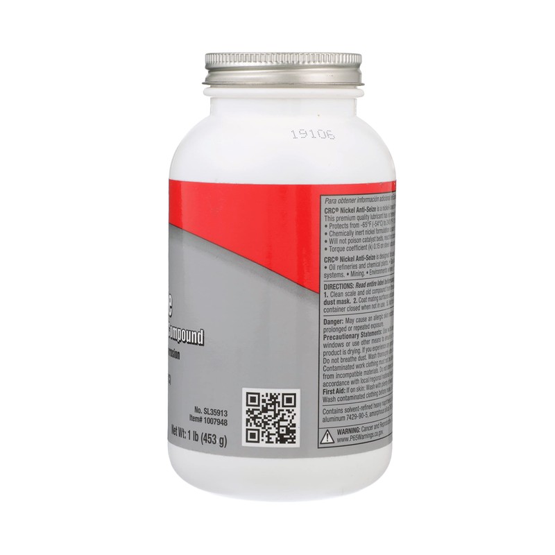 CRC Nickel Anti-Seize & Lubricating Compound SL35913 - 16 Wt.