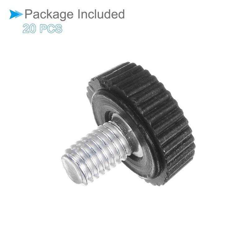CoCud Thumb Screw Knurled Knobs, M5 x 8mm Male Thread,