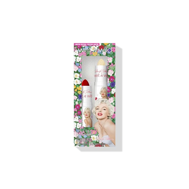 Set Labios Marilyn Monroe Wet n Wild Balsamo y color