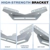 Colinktool Boat Trailer bunk Brackets,Heavy-Duty Steel Pontoon Trailer V Wing