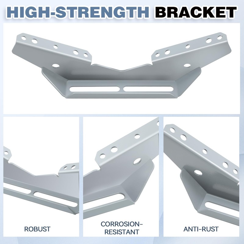 Colinktool Boat Trailer bunk Brackets,Heavy-Duty Steel Pontoon Trailer V Wing