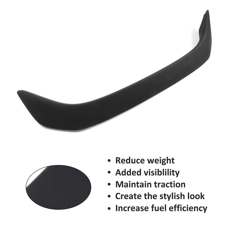 STAYTOP Rear Trunk Lip Spoiler Lightweight Car Rear Spoiler Wing