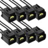 CADUFUELLY 8Pcs 6.3 inch Ignition Coil Connector Plug Wire Harness