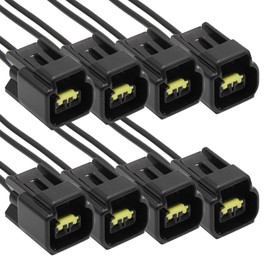 CADUFUELLY 8Pcs 6.3 inch Ignition Coil Connector Plug Wire Harness Pigtail Replacement for Ford 4.6L 5.4L 6.8L F Series 150 Mustang Pigtails