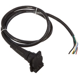 Bargman 5087007 7-Way Sealed Car End with 7' Molded Cable