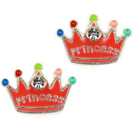 Arranview Jewellery - Childs crown shaped princess stud earrings in sterling silver