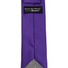 tiemart Solid Color Necktie (Dark Purple)