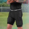 TUOYR Football Girdle with Pads Padded Compression Short Hip Thigh